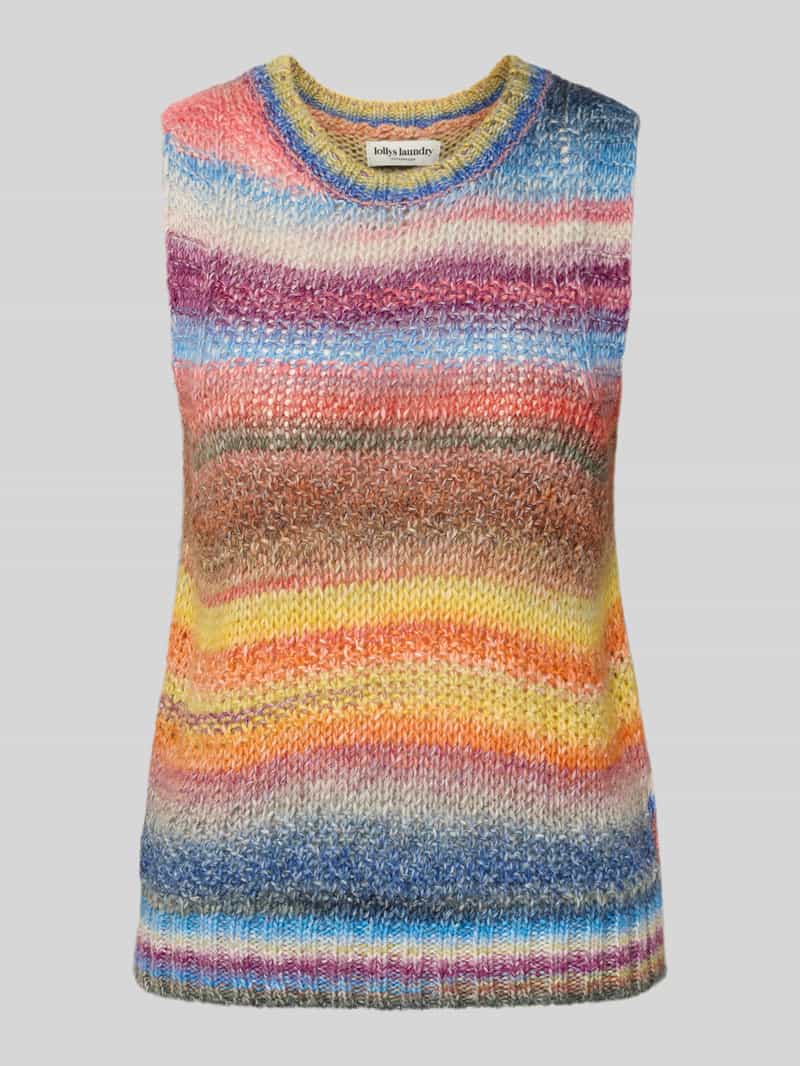 LOLLYS LAUNDRY Gebreid shirt met ronde hals model 'Dova'