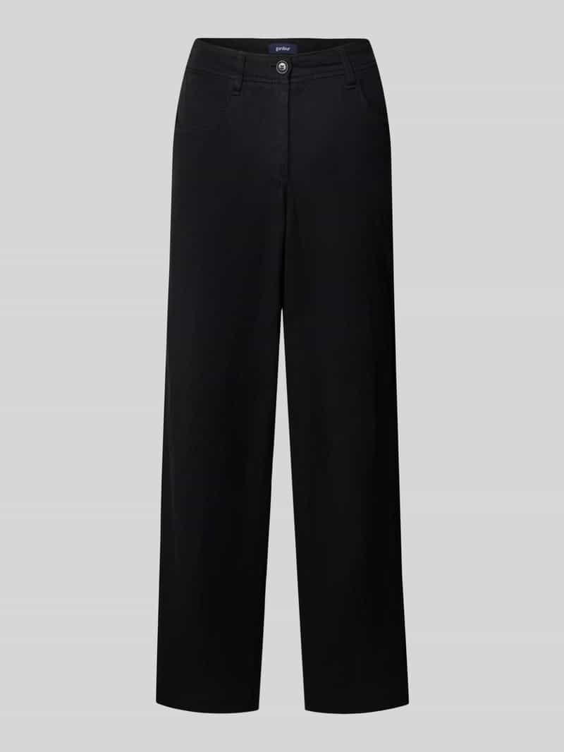 Gardeur Broek van lyocellmix met steekzakken