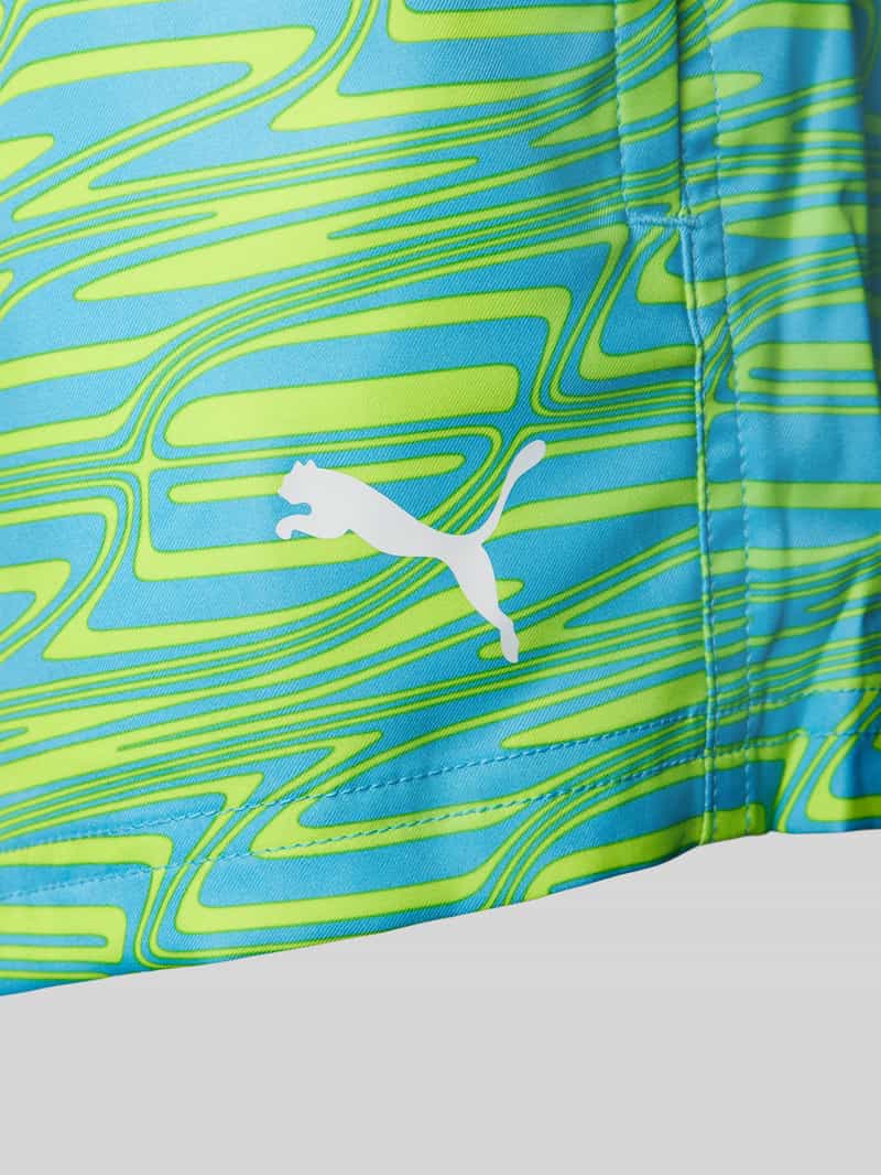 Puma Slim fit zwembroek met logoprint