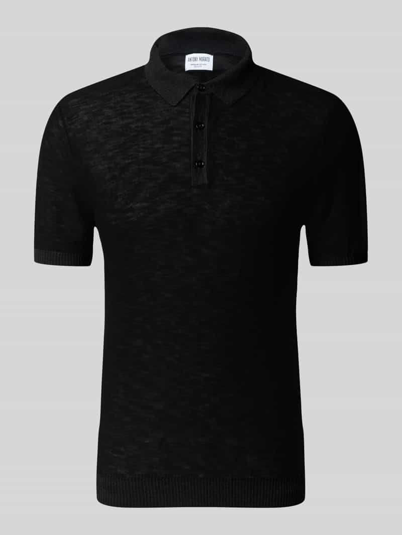 Antony Morato Slim fit poloshirt met ribboorden