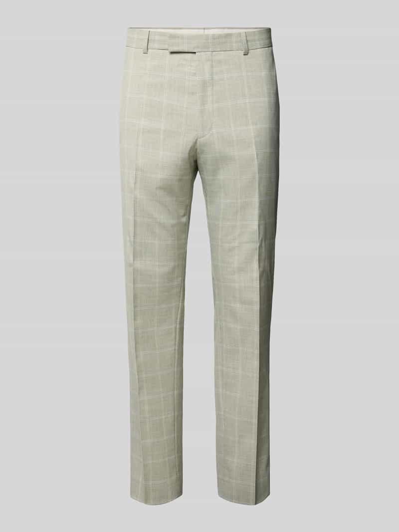 Strellson Regular fit pantalon met persplooien