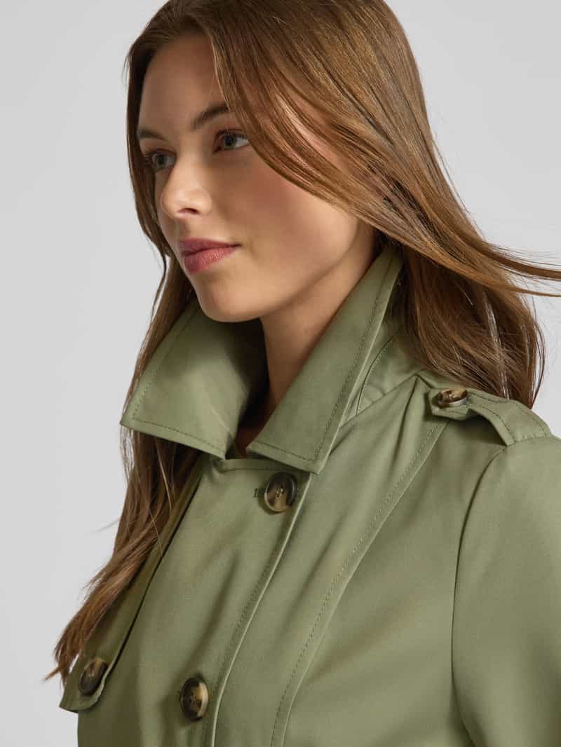 Zero Trenchcoat met tailleriem