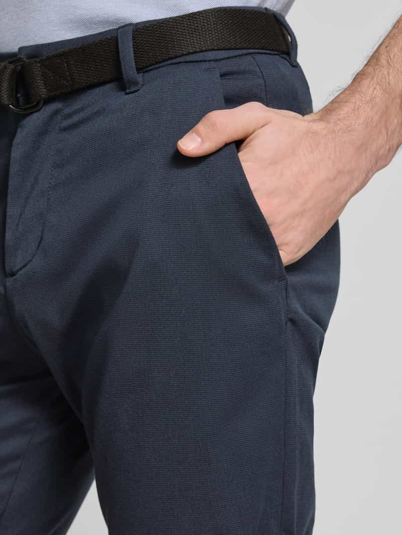 Tom Tailor Denim Regular fit chinoshorts met riem