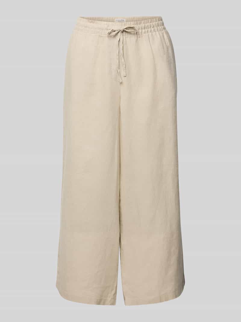 Christian Berg Woman Wide leg stoffen broek met tunnelkoord
