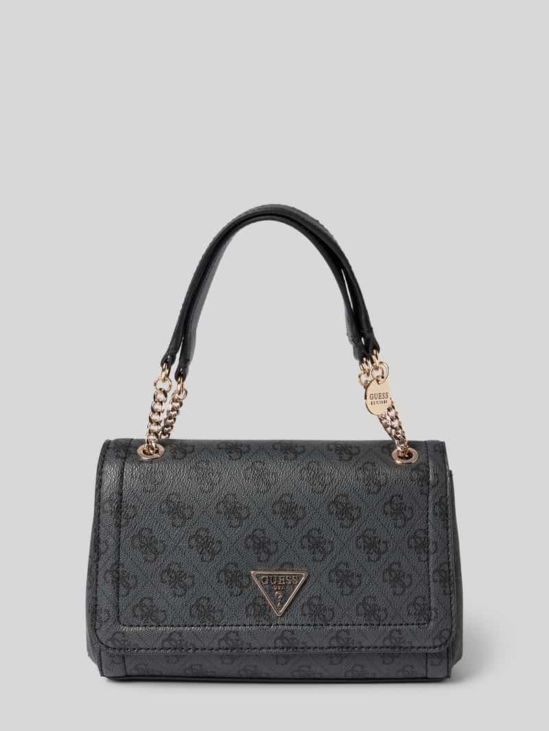Guess Handtas met labelapplicatie model 'NOELLE'