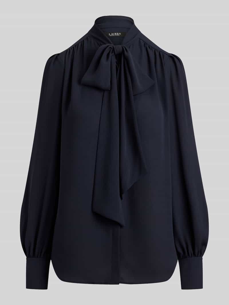 Lauren Ralph Lauren Regular fit blouse met lange mouwen van chiffon model 'KLARYCE'