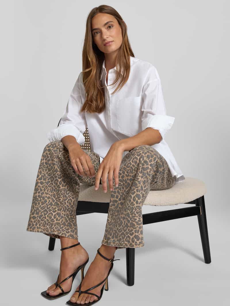 FREE QUENT Regular fit overhemdblouse met borstzak model 'JOLLE'