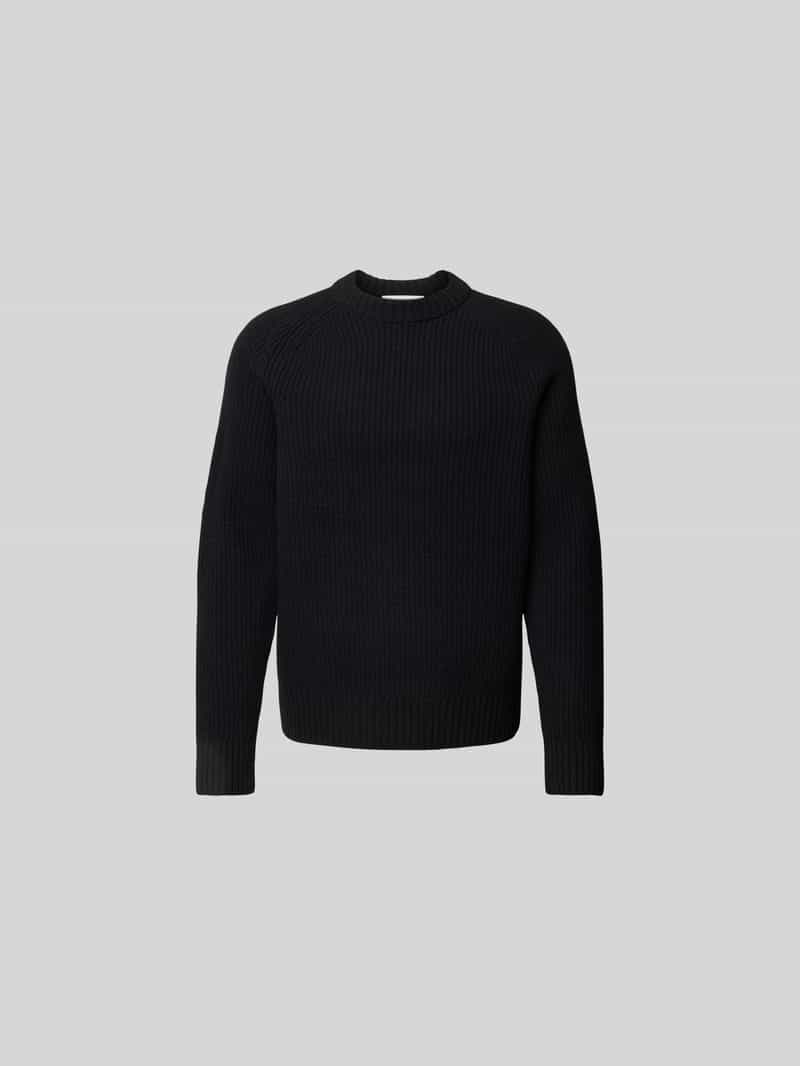 Wollen trui in brei-look