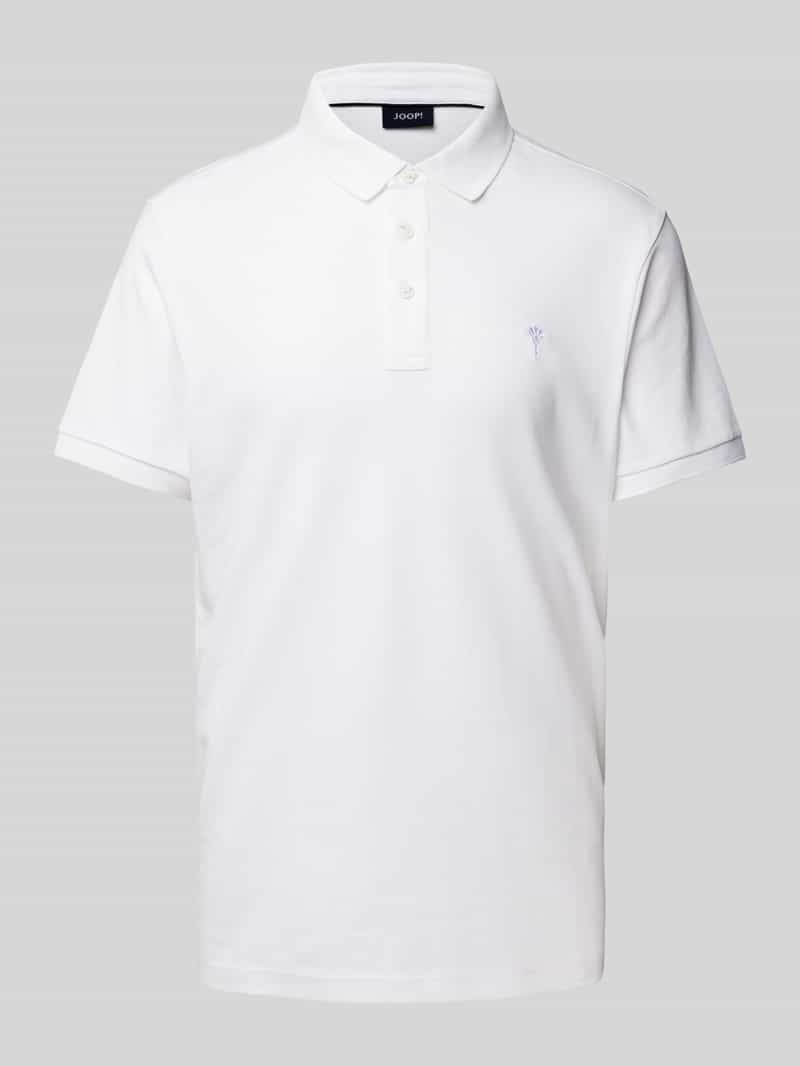Regular fit poloshirt met logostitching
