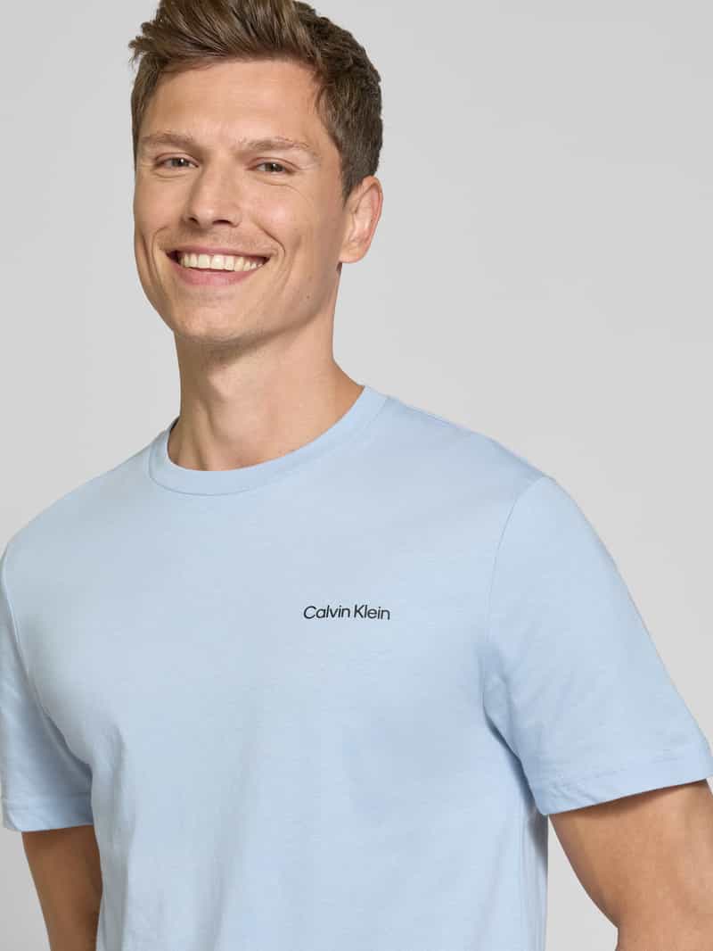 CK Calvin Klein T-shirt met labelprint