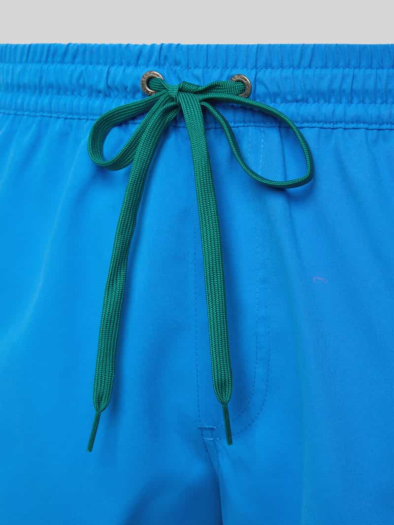 Quiksilver Zwembroek met labeldetail en elastische band