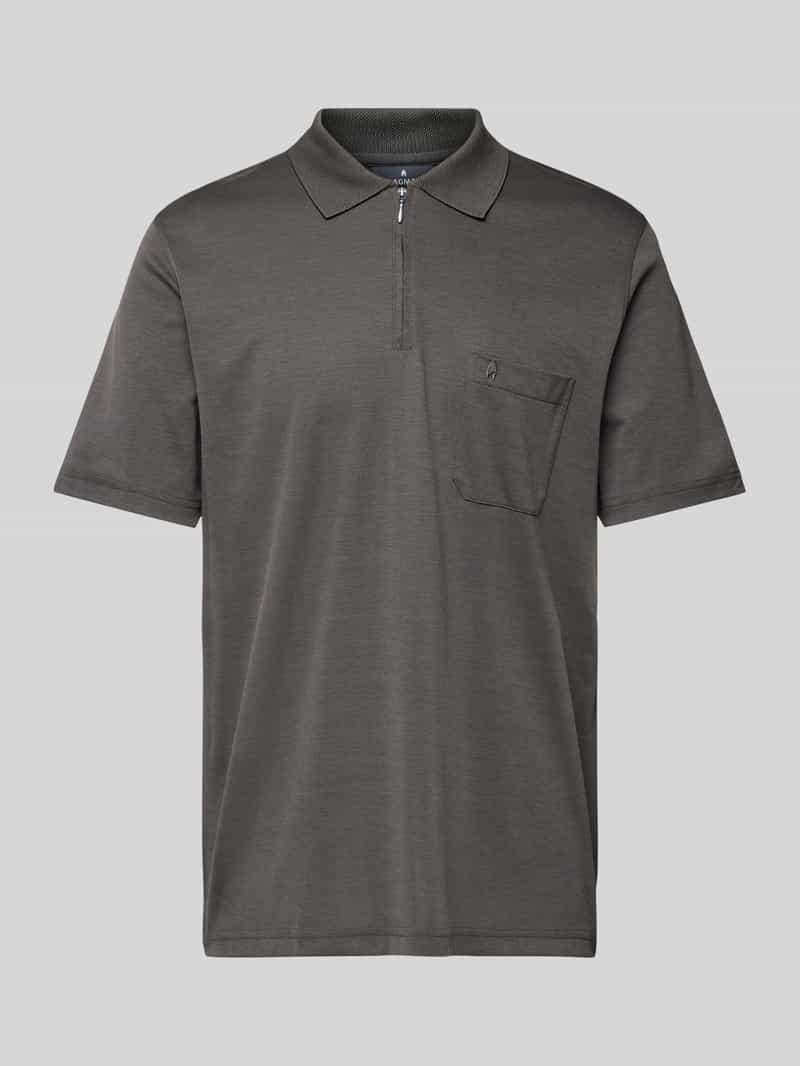 Regular fit poloshirt met borstzak