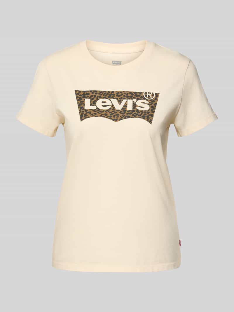 Levi's T-shirt met labelprint model 'THE PERFECT TEE'