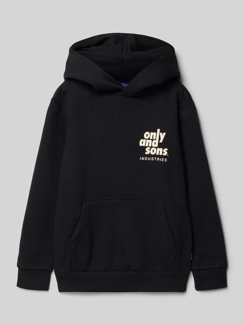 Only & Sons Regular fit hoodie van katoenmix model 'HUDSON'