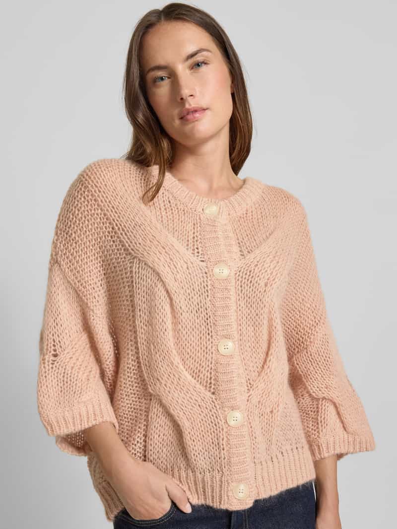 Gestuz Gebreid jack met wol model 'zenia'