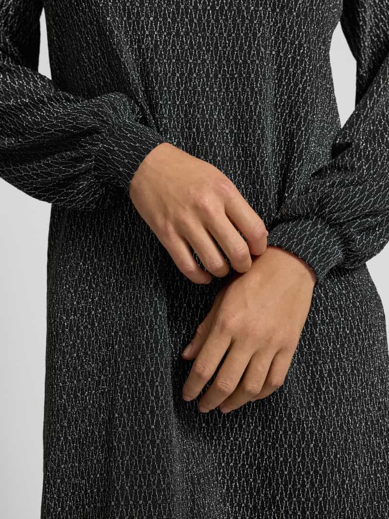 Only Regular fit mini-jurk met motief met effectgaren model 'CAROL'
