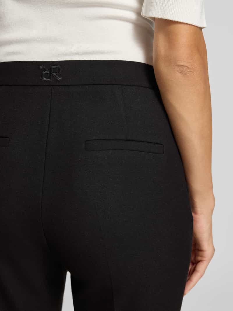 RAFFAELLO ROSSI Regular fit stoffen broek met persplooien model 'DORO'