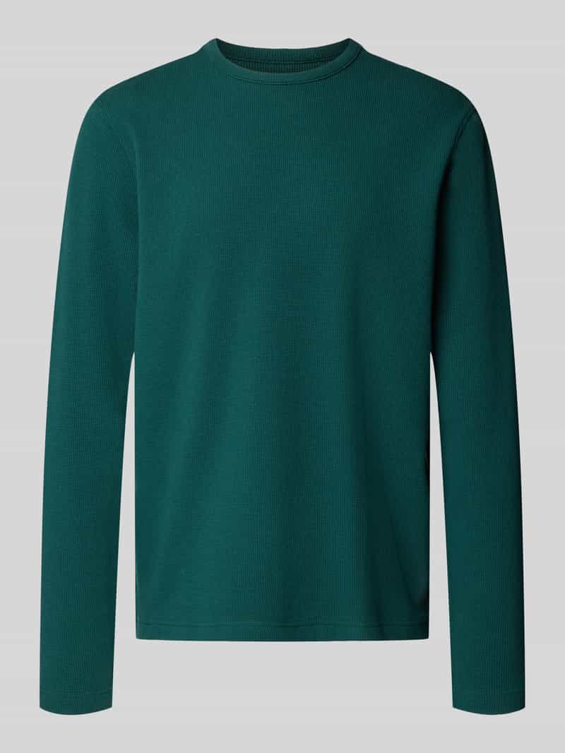 MCNEAL Longsleeve met structuurpatroon en ronde halslijn