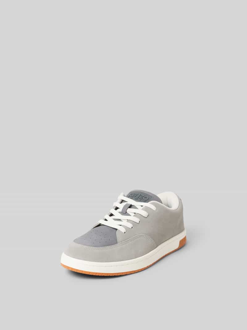 Sneakers met labeldetail