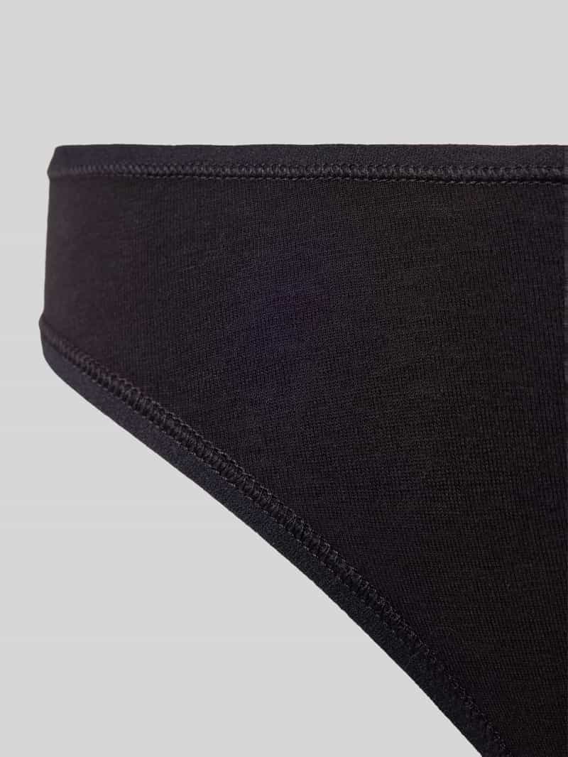Calvin Klein Underwear String met labelstitching in een set van 3 stuks