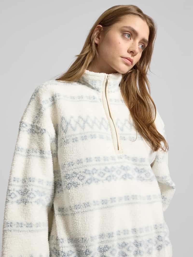 Levi's Fleecepullover met schipperskraag model 'DELTA'