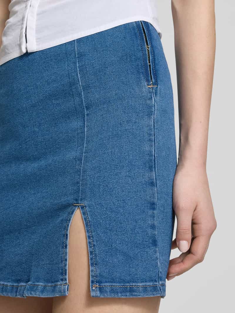 Noisy May Jeansrok met loopsplit model 'RONNIE'