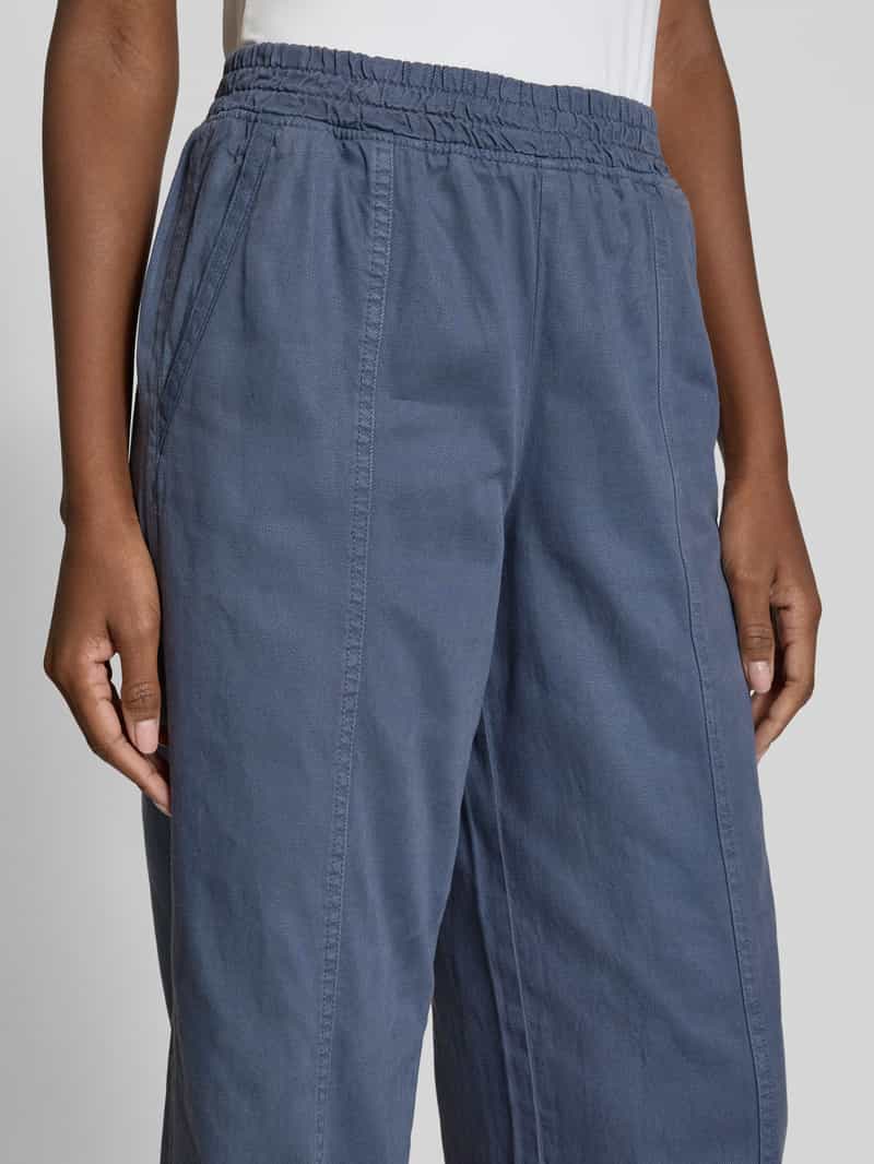 JAKE*S STUDIO WOMAN Wide fit stoffen broek met elastische band