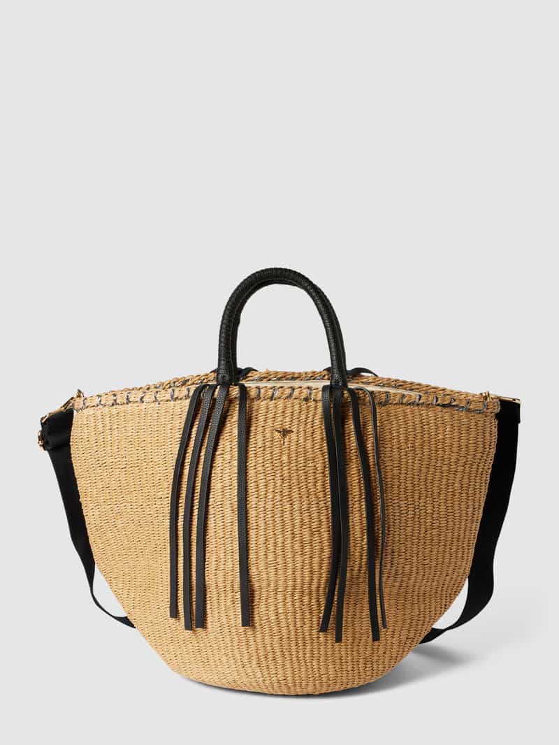 Torba plażowa z frędzlami