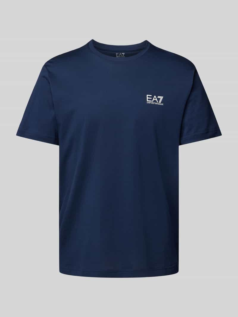 EA7 Emporio Armani T-shirt met labelprint