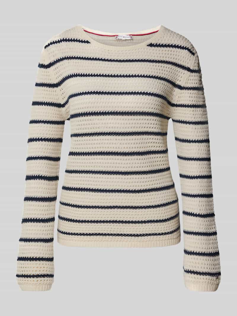 Tommy Hilfiger Regular fit pullover van katoenmix