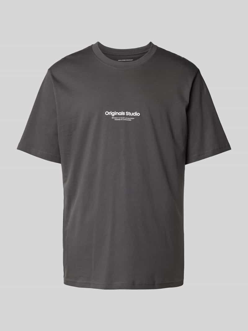 jack & jones T-shirt met labelprint model 'JORVESTERBRO'