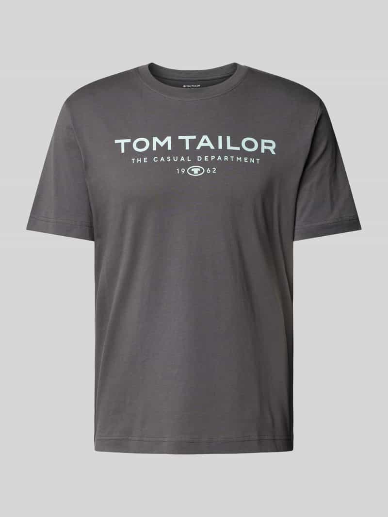 Tom Tailor Regular fit T-shirt van puur katoen