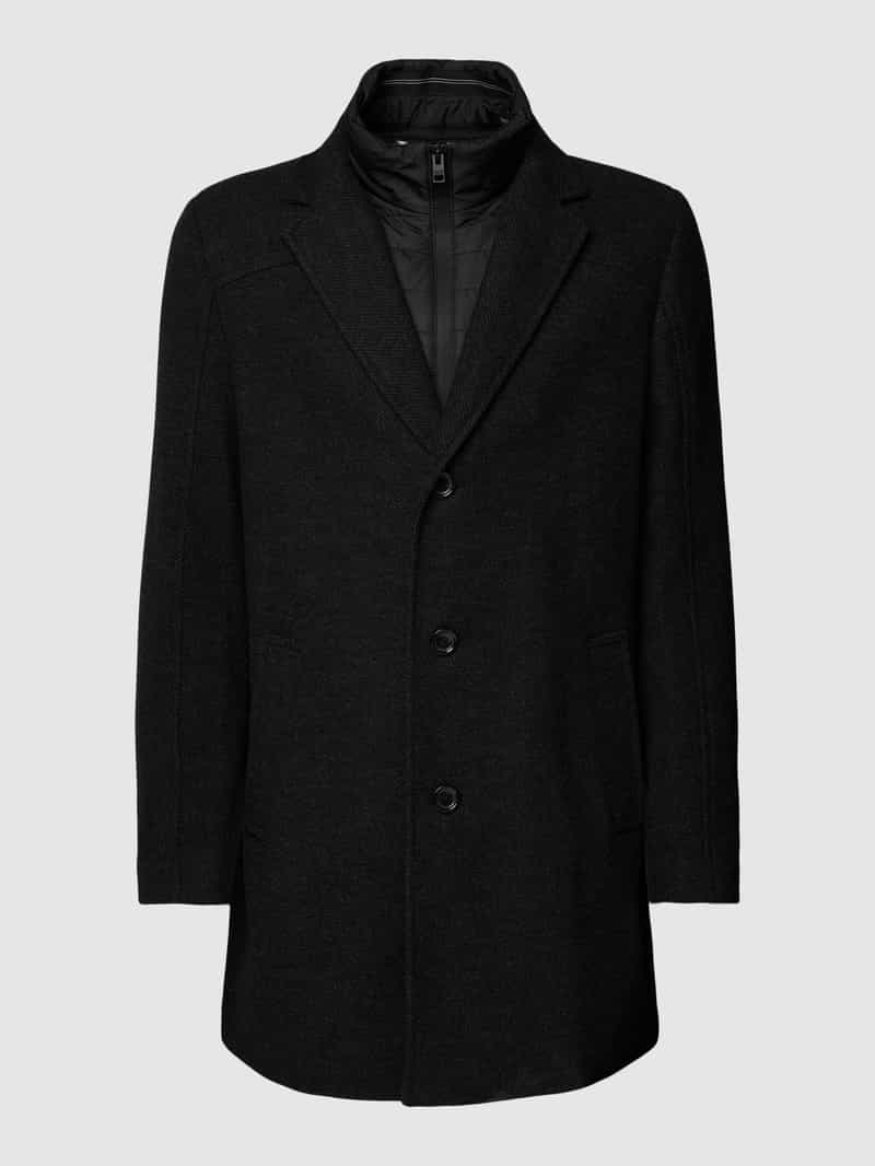 s.Oliver BLACK LABEL Lange jas in dubbele-laagjeslook