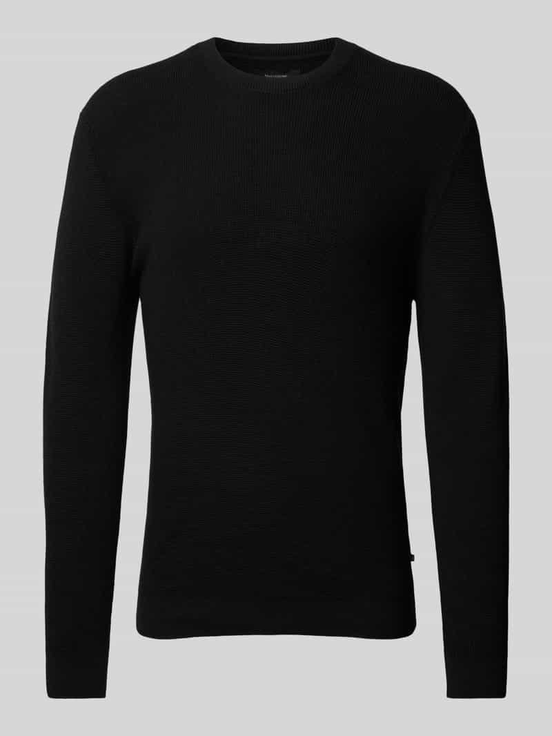 Matinique Gebreide pullover met labeldetail model 'lagoon'