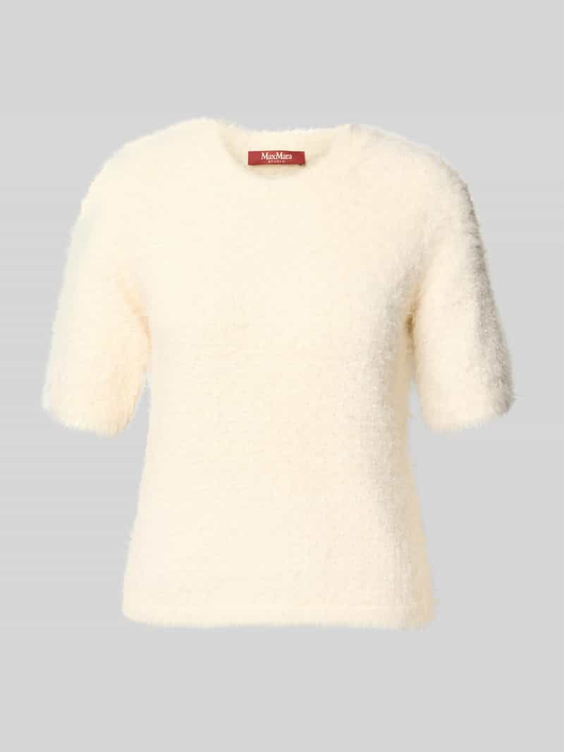 Max Mara Studio Slim fit pullover met kralen