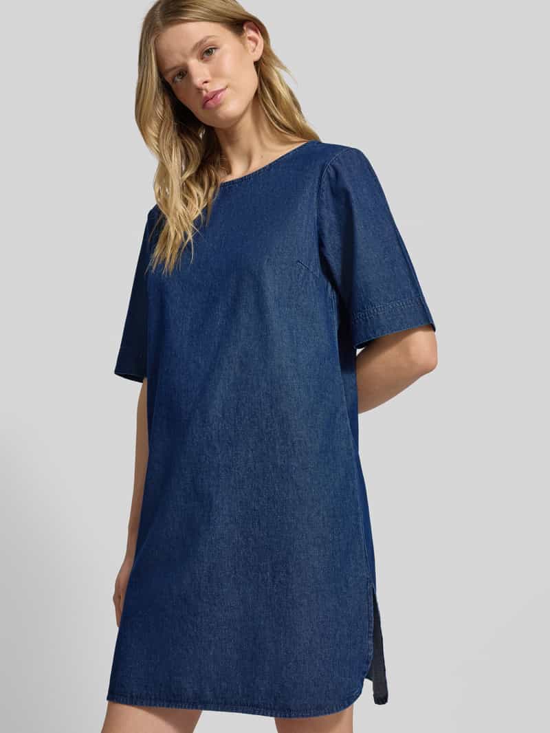 Pieces Loose fit jeansjurk van puur katoen model 'TENIM'