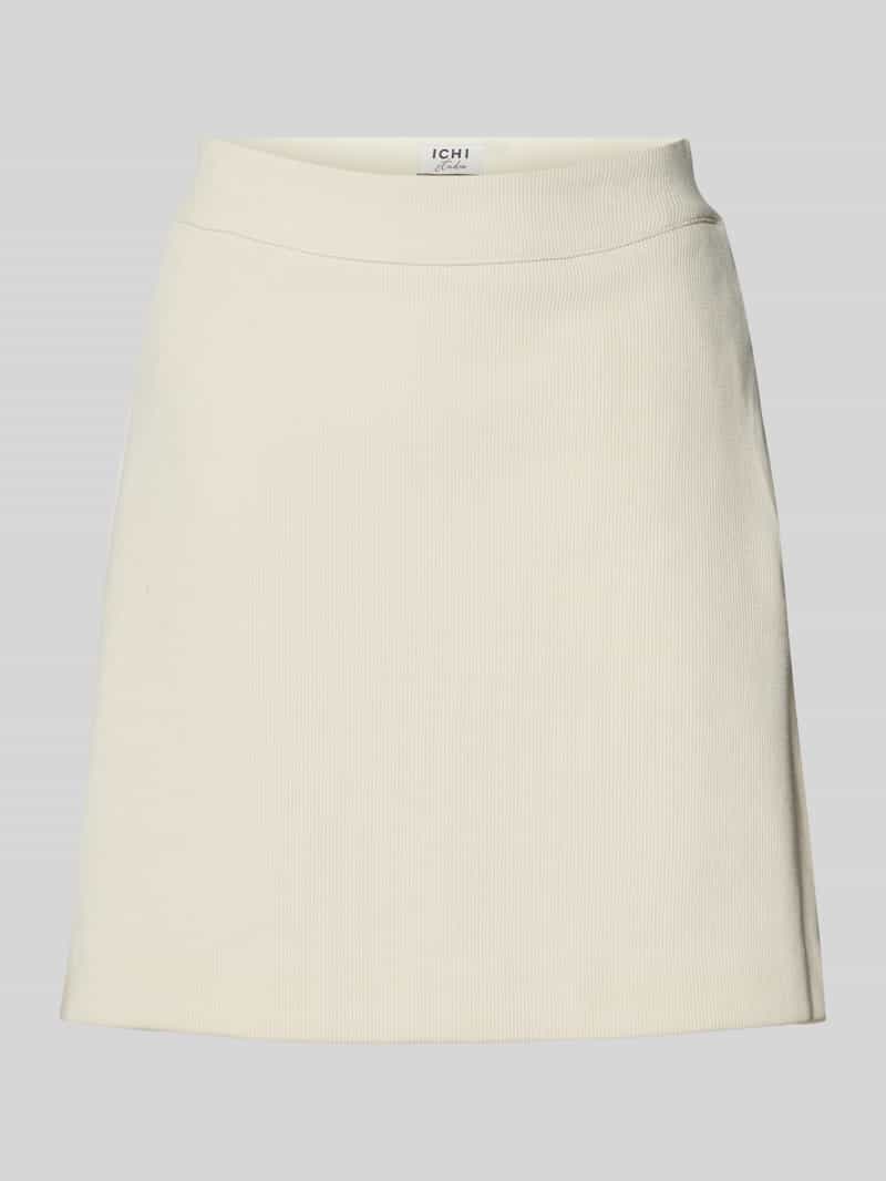 Ichi Corduroy rok met elastische band model 'Kate'