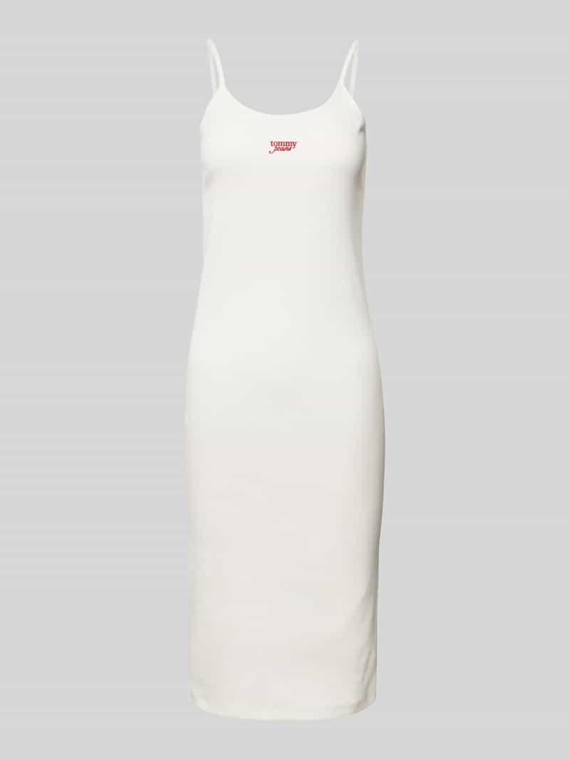 Tommy Jeans Midi-jurk in riblook
