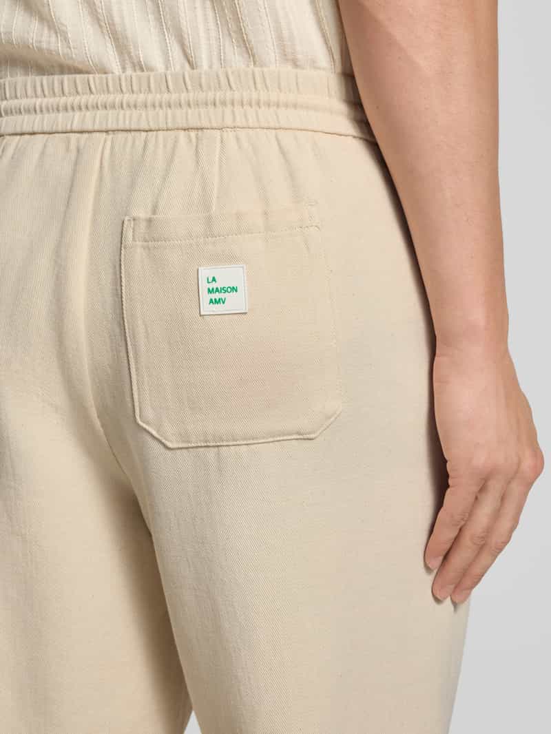 American vintage Flared sweatpants met tunnelkoord model 'AFAZ'