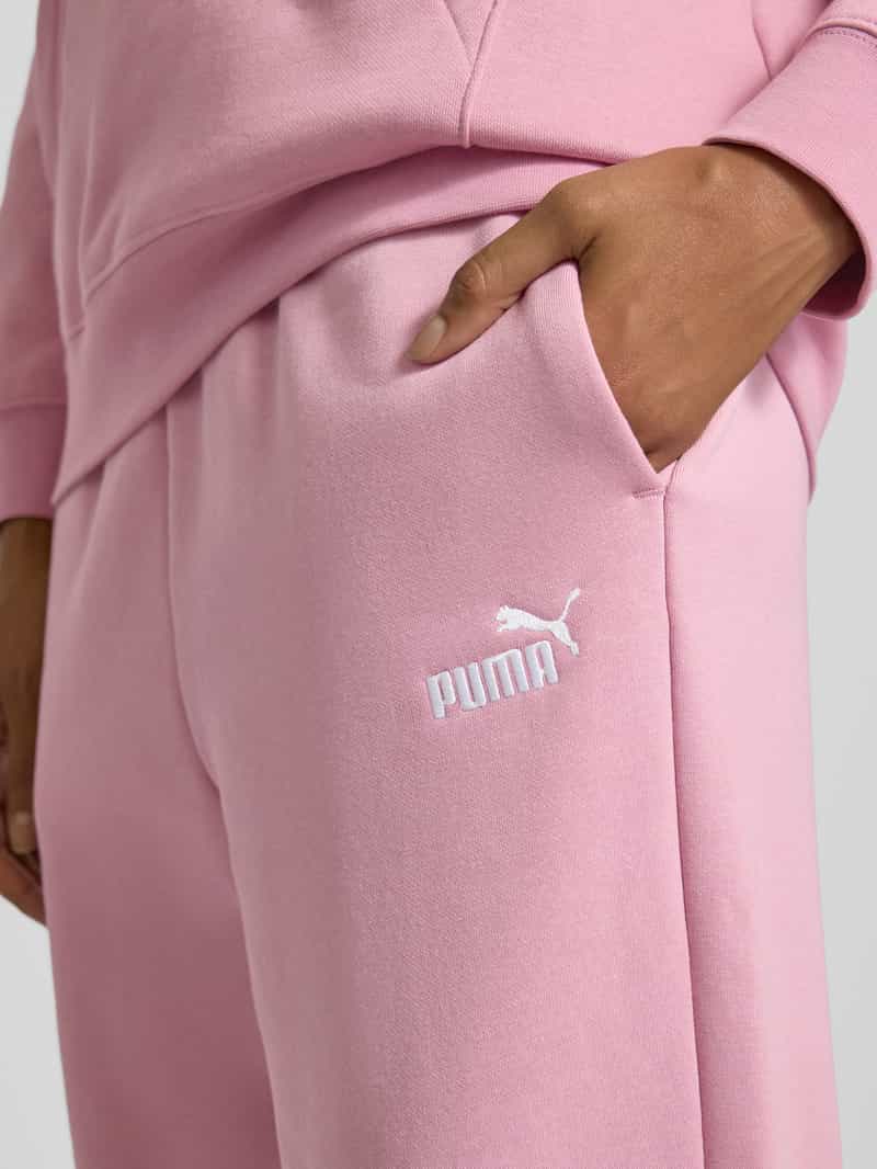 Puma Slim fit sweatpants met labelstitching