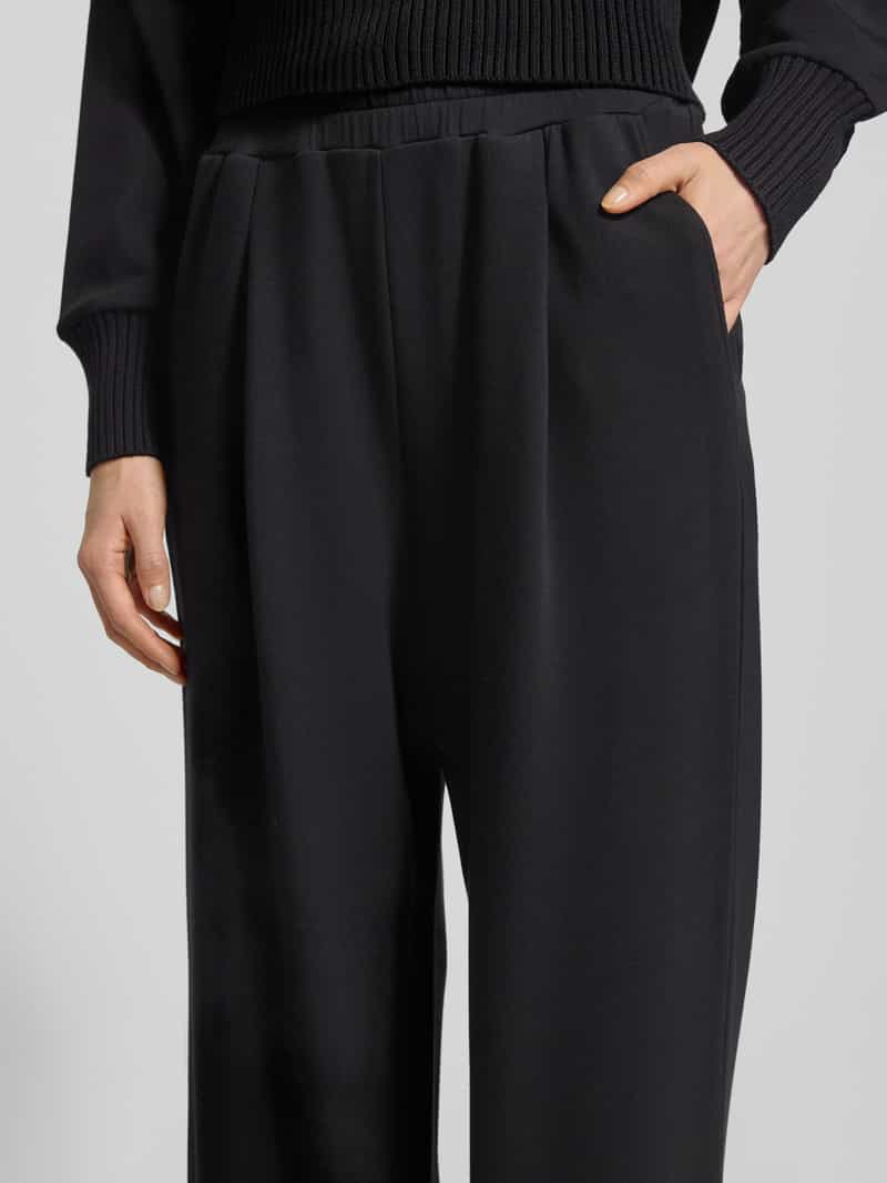 Varley Wide leg stoffen broek met plooien