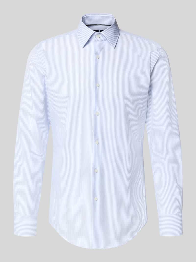 Boss Slim fit zakelijk overhemd met kentkraag model 'HANK'