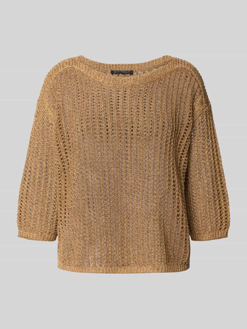 Betty Barclay Gebreide pullover met ajourpatroon
