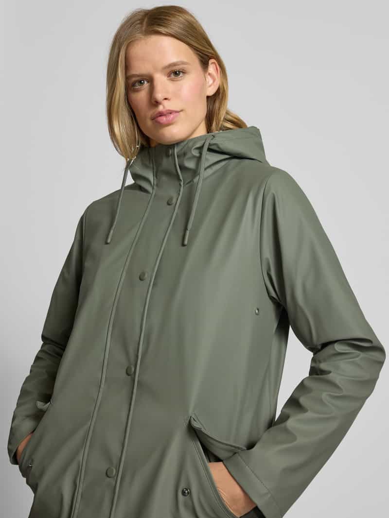 Only Regular fit regenjack met capuchon model 'SALLY'