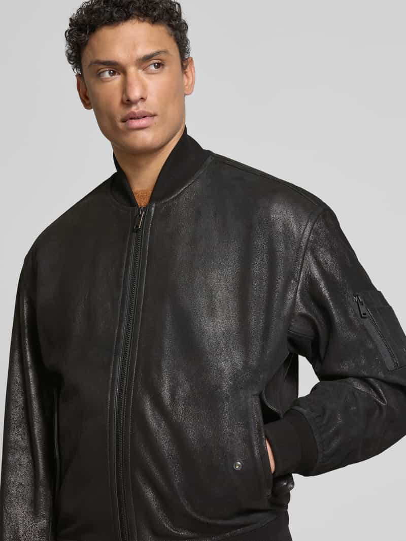 Boss Orange Bomberjack met ribboorden model 'Jotaco'