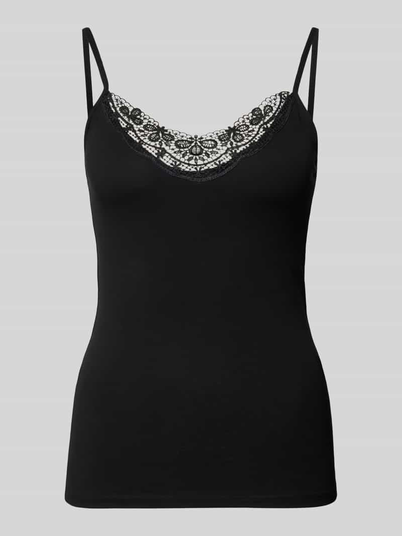 Vero Moda Top met bandjes en kant, model 'INGE'