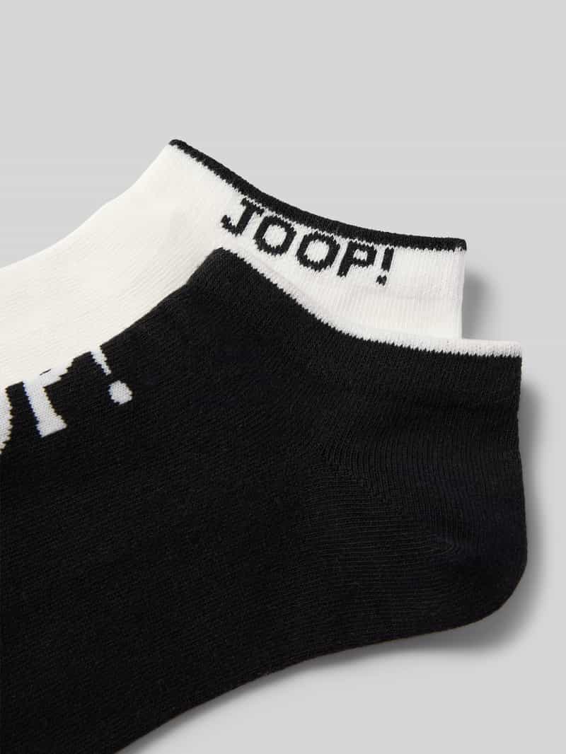 JOOP! Collection Sneakersokken in een set van 2 paar met logodetails