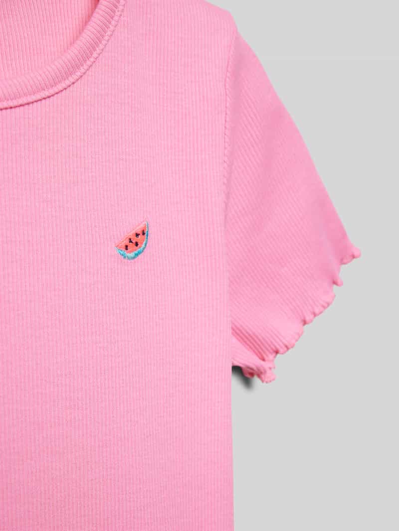 Tom Tailor T-shirt met labelstitching