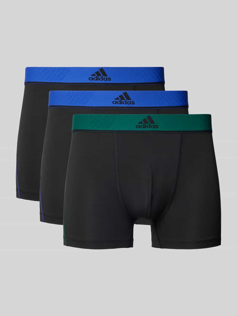 ADIDAS SPORTSWEAR Boxershort met elastische band met label in een set van 2 stuks