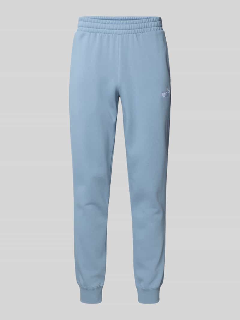 PUMA PERFORMANCE Sweatpants met labelstitching en elastische band